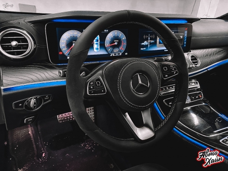  Mercedes-Benz E-класс. Перетяжка руля_2