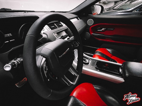  Range Rover Evoque. Перетяжка руля, реставрация сиденья_3