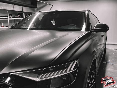 Audi Q8. Оклейка кузова виниловой пленкой_2