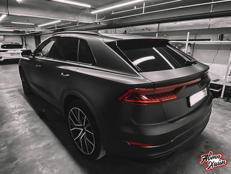 Audi Q8. Оклейка кузова виниловой пленкой_6
