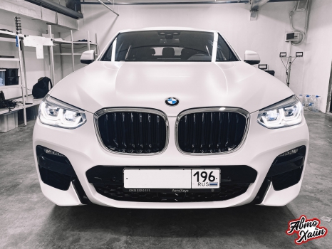 BMW Х4. Оклейка антигравийной пленкой_8