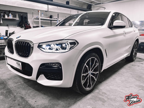 BMW Х4. Оклейка антигравийной пленкой_9