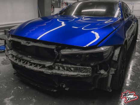 BMW M4. Оклейка виниловой пленкой_2