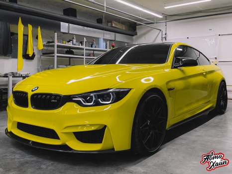 BMW M4. Оклейка виниловой пленкой_5