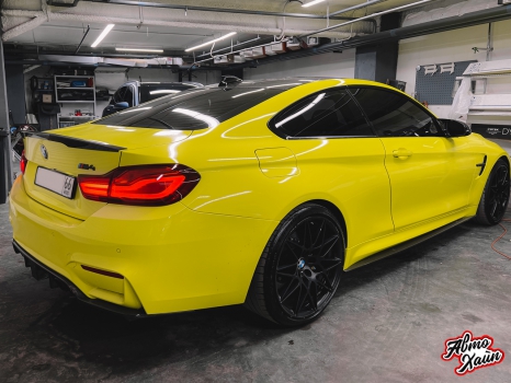 BMW M4. Оклейка виниловой пленкой_6