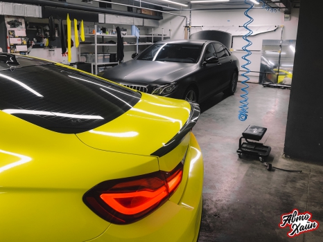 BMW M4. Оклейка виниловой пленкой_7