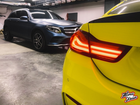 BMW M4. Оклейка виниловой пленкой_9