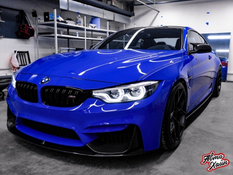 BMW M4. Оклейка кузова виниловой пленкой_5