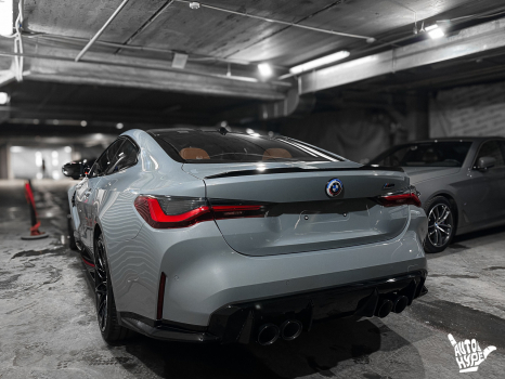 BMW M4 Competition. Бронирование пленкой_5