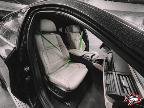 BMW X6. Замена ремней безопасности_2
