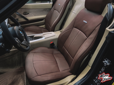 BMW Z4. Перетяжка салона, покраска дисков_4