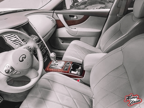 Infiniti FX37. Перетяжка руля_4
