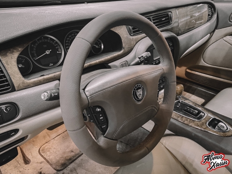 Jaguar S-type. Реставрация сидений и руля _3