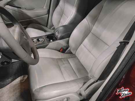 Jaguar S-type. Реставрация сидений и руля _4