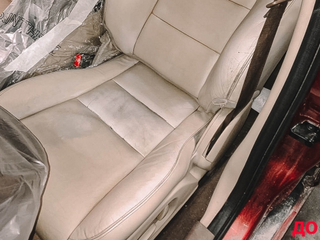 Jaguar S-type. Реставрация сидений и руля _7