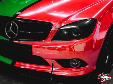 Mercedes-Benz C class. Оклейка_3