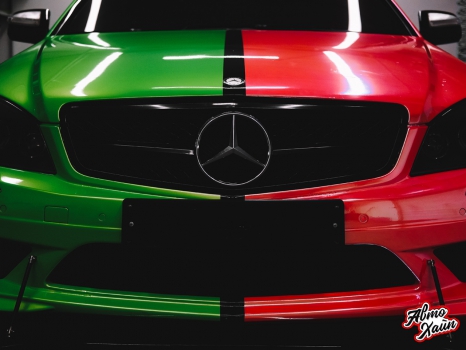 Mercedes-Benz C class. Оклейка_4