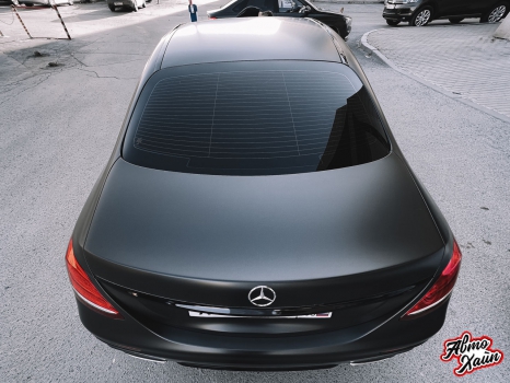 Mercedes-Benz E-class. Оклейка пленкой_5