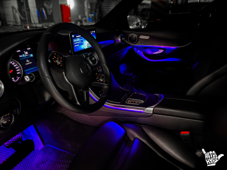 Mercedes-Benz GLC. Оклейка, подсветка_10