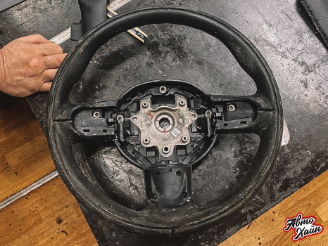 Mini Cooper. Перетяжка руля_2