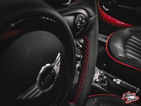 Mini Cooper. Перетяжка руля_3