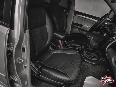 Mitsubishi Pajero. Перетяжка салона, антихром_3