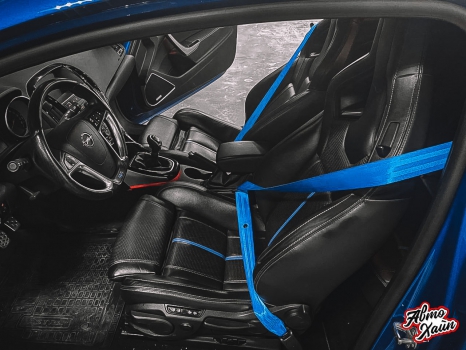 Opel Astra OPC. Замена ремней безопасности_4