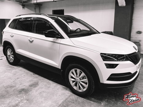 Škoda Karoq.  Оклейка пленкой_7