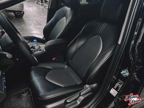 Toyota Camry. Перетяжка руля и сидений_5