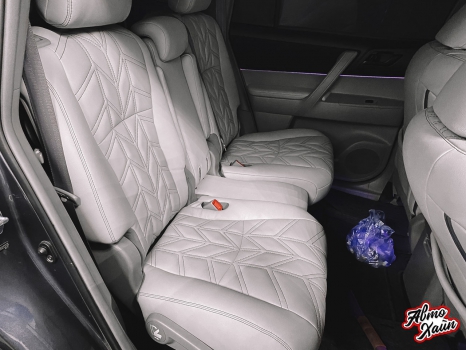 Toyota Highlander. Перетяжка салона, контурная подсветка, аквапринт _4