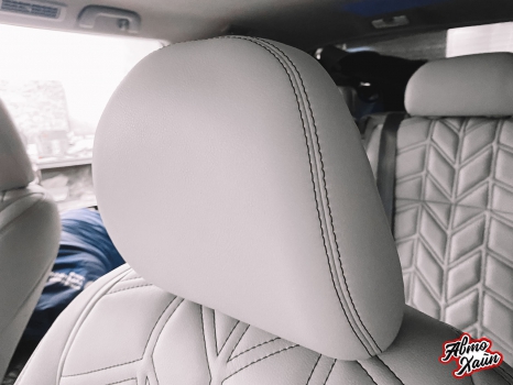 Toyota Highlander. Перетяжка салона, контурная подсветка, аквапринт _5