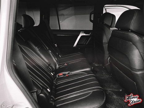 Toyota Land Cruiser Prado 150. Перетяжка заднего дивана_4