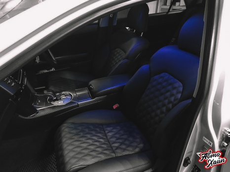 Toyota Mark X. Перетяжка сидений_2