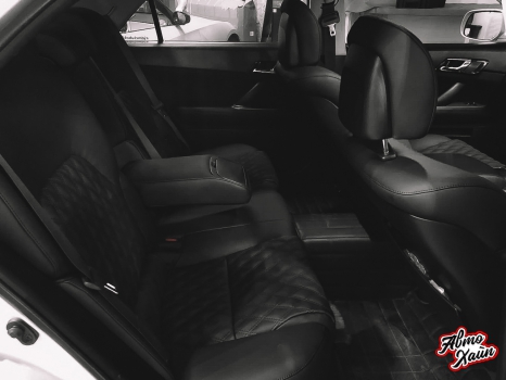 Toyota Mark X. Перетяжка сидений_5